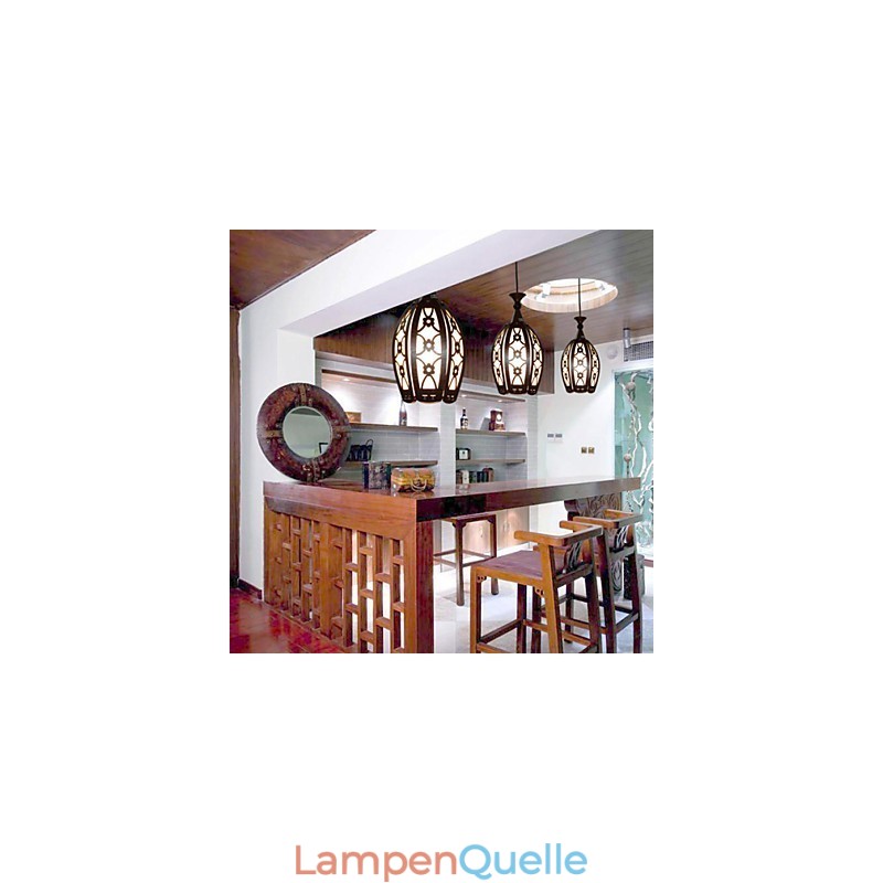 Moderne und vertraglich kreative Holz Esszimmer Pendelleuchte Lampe Licht