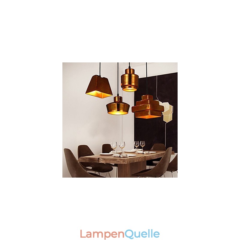 Amerikanischen Land Retro Glas Kronleuchter Rostig Sitzen Droplight