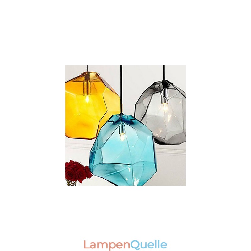 Kreative Eiskristallglas Diamant Anhänger Chromatische Droplight Lampe Licht