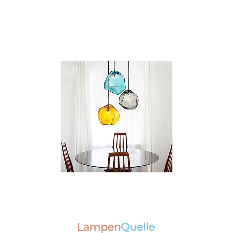 Kreative Eiskristallglas Diamant Anhänger Chromatische Droplight Lampe Licht