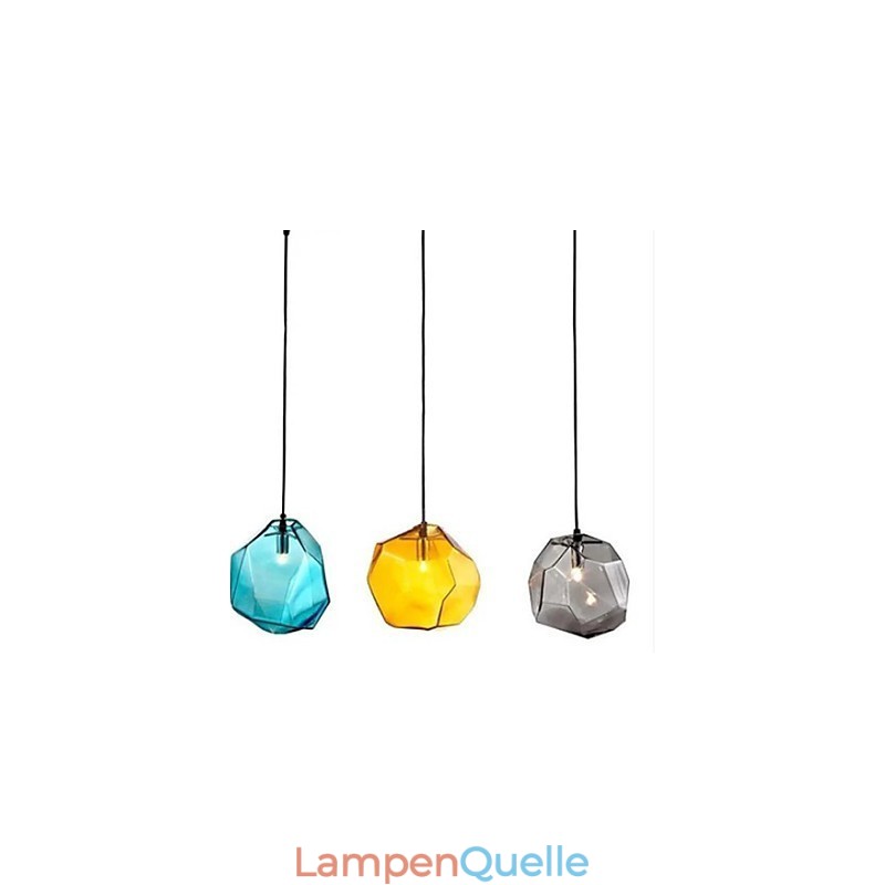 Kreative Eiskristallglas Diamant Anhänger Chromatische Droplight Lampe Licht