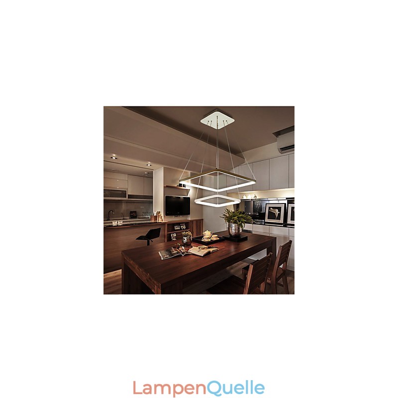 Modernes Design 4 Pendelleuchte Zwei Ringe