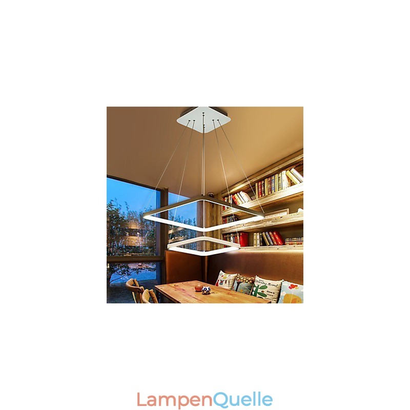 Modernes Design 4 Pendelleuchte Zwei Ringe