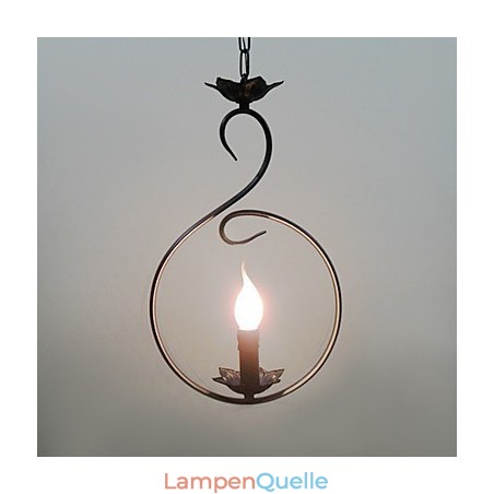Bronzene Pendelleuchte im Mini-Landhausstil Bronzene Pendelleuchte im Mini-Landhausstil