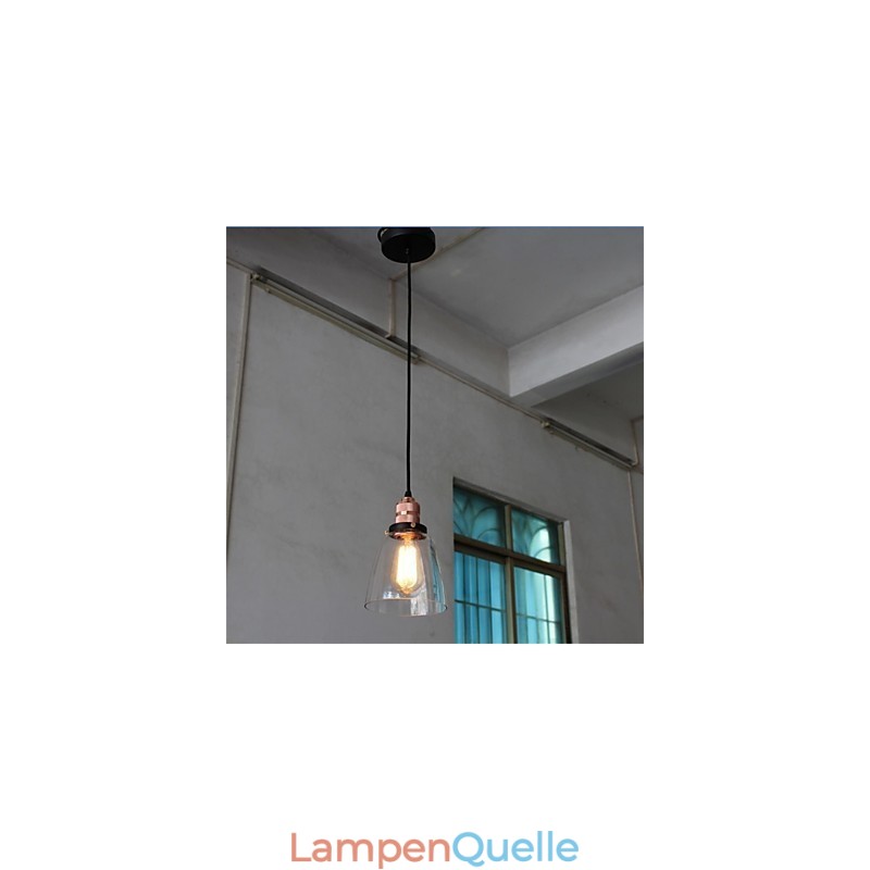 Minimalistischer einzigartiger Retro-Glas-Kronleuchter