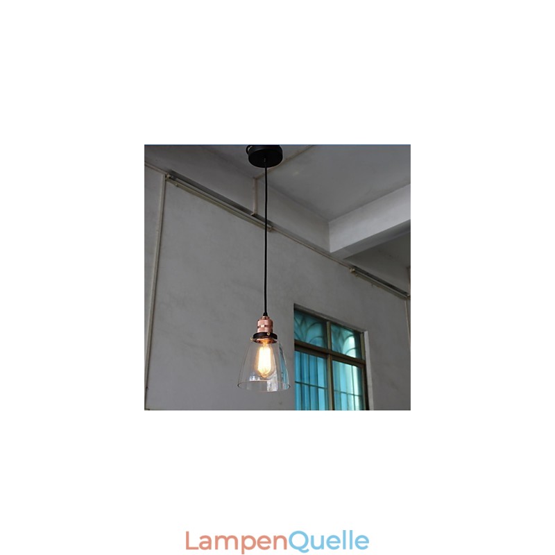 Minimalistischer einzigartiger Retro-Glas-Kronleuchter