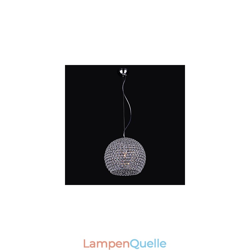 Kronleuchter im Laternen-Mini-Stil aus Chrommetall