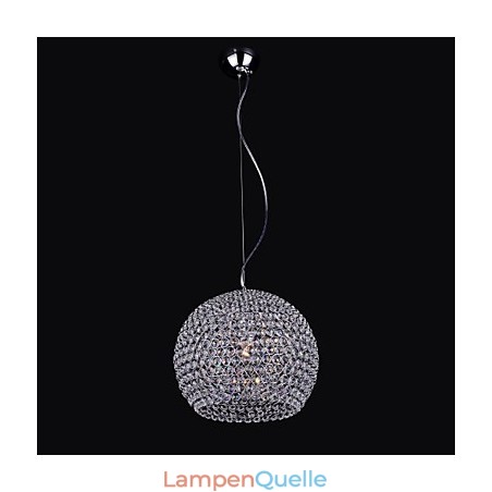 Kronleuchter im Laternen-Mini-Stil aus Chrommetall