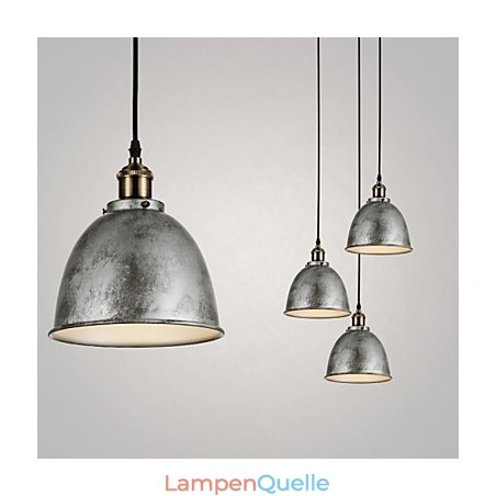 1 Lichter Pendelleuchten Antik Vintage Stil Industrie Stil Eisen Metalle Drop Light