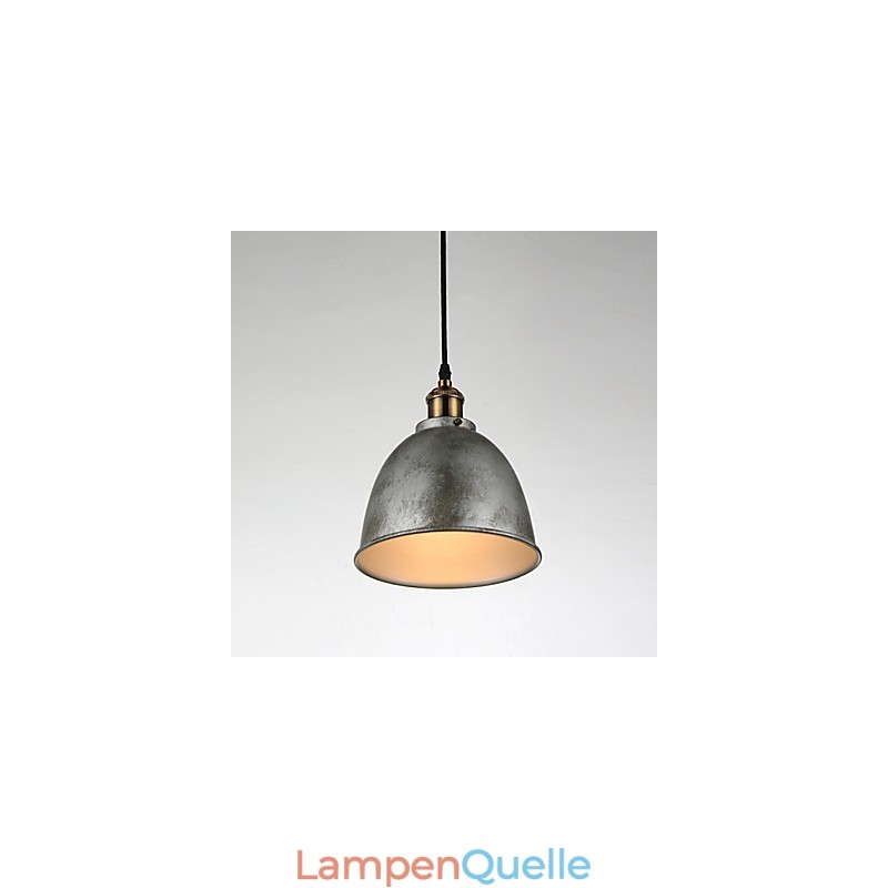1 Lichter Pendelleuchten Antik Vintage Stil Industrie Stil Eisen Metalle Drop Light