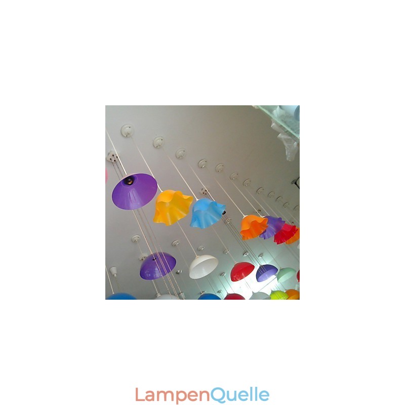 Einkopf-Acryllinie Transparente Kamin-Droplight-Supermarktlampe