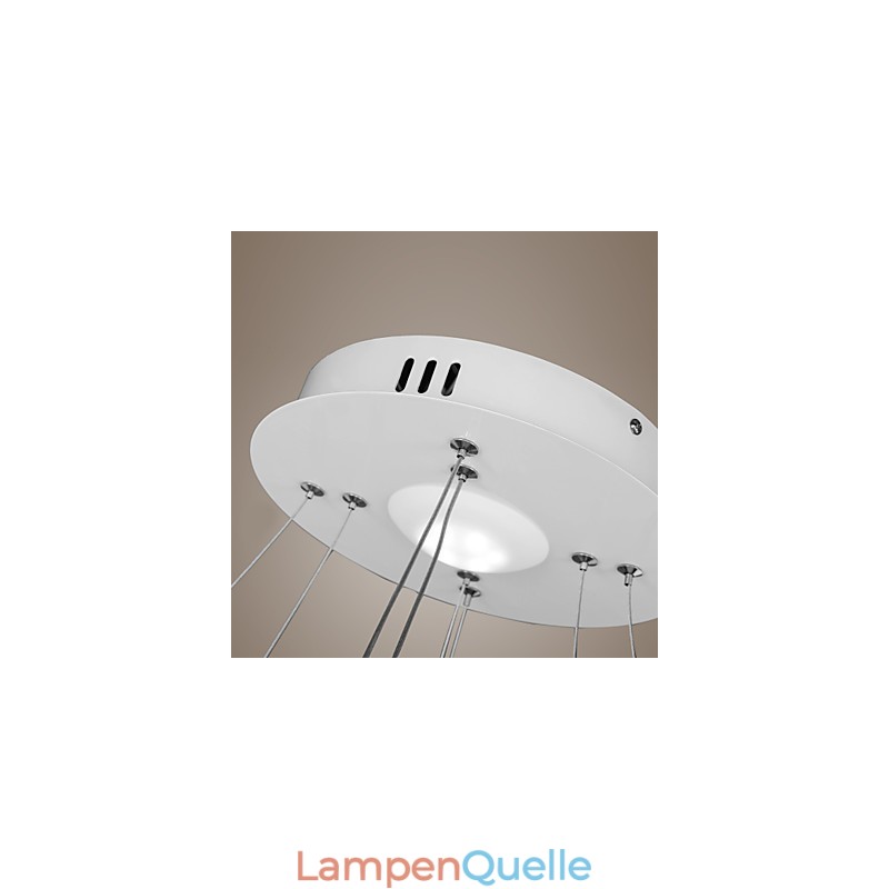 Modernes Design Pendelleuchte 4Hochwertige Acryl Doppelring Fit