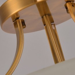 Rustikale Lodge Vintage Mini-Stil Malerei Metall Pendelleuchte