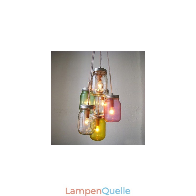 Kreative Wishing Bottle Glas süße Kinder drei Droplight Lampe