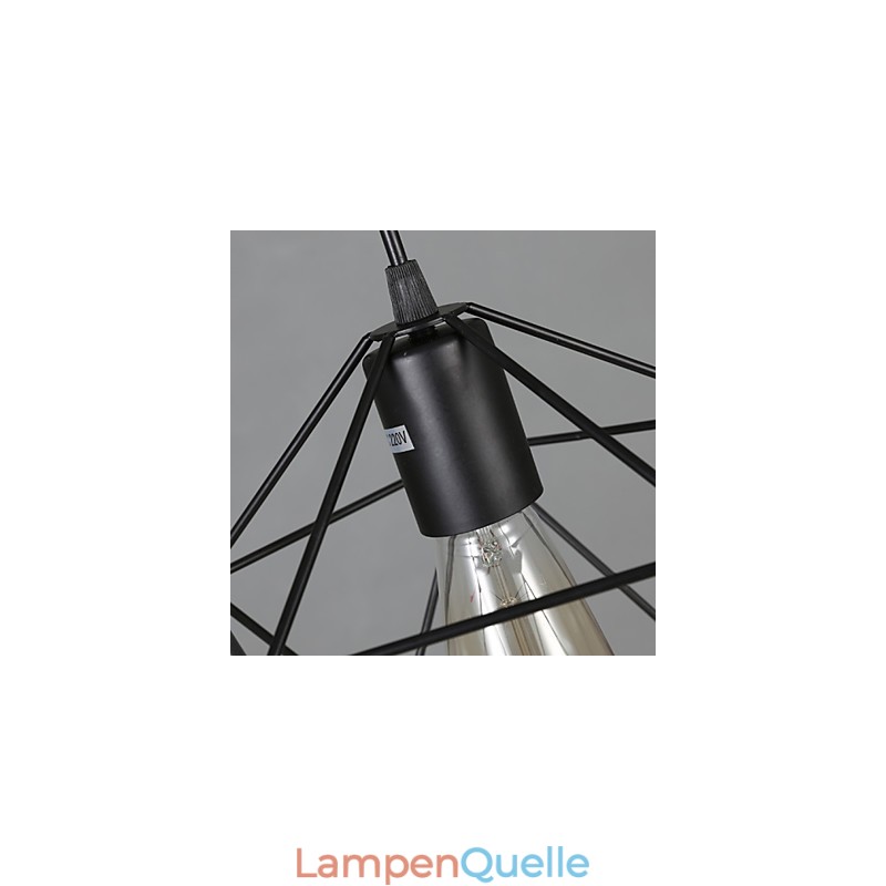 Geometrische Linie Diamant Schmiedeeisen Kronleuchter Pendelleuchte Modern Contemporary
