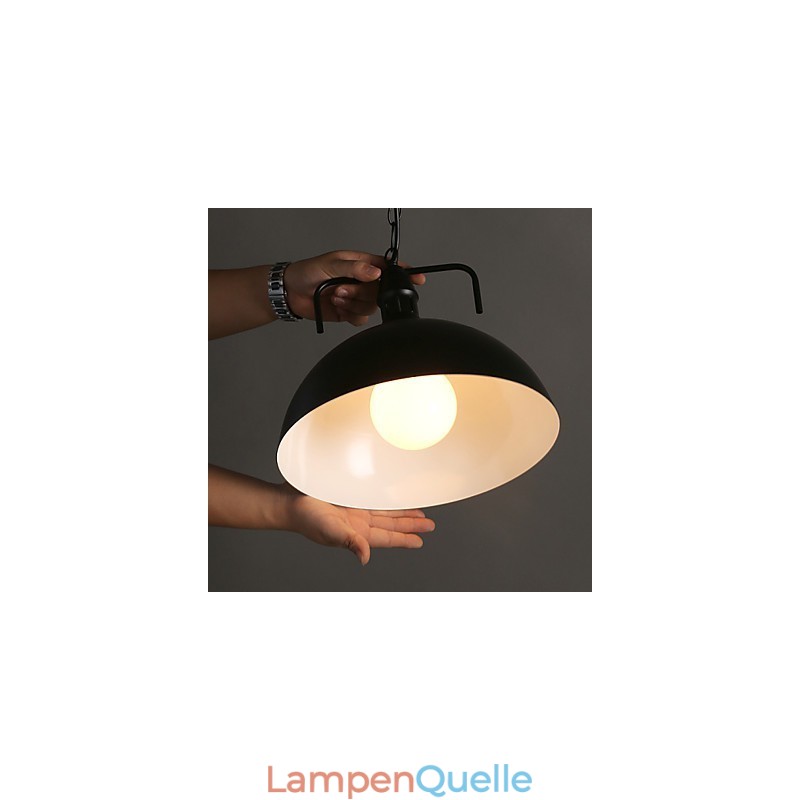 Nordic American Country Industrial Semicircle Fashion Schmiedeeisen Single Head Droplight