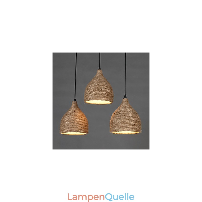 Country Lofts stellt alte Wege wieder her, Hanfseil-Einzelkopf-Droplight-Lampe