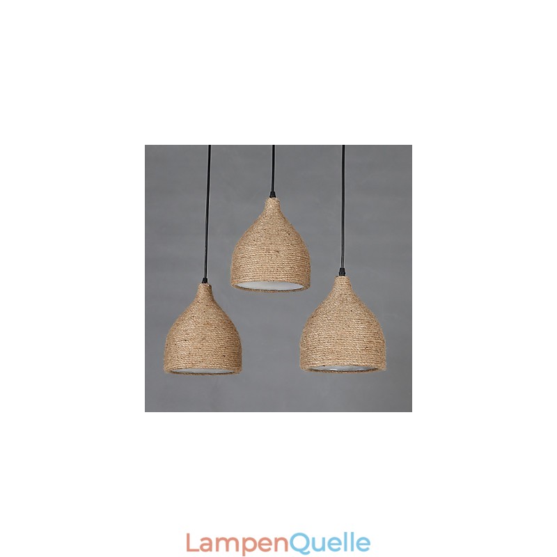 Country Lofts stellt alte Wege wieder her, Hanfseil-Einzelkopf-Droplight-Lampe