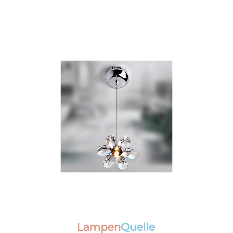 Moderne, zeitgenössische Pendelleuchte im Mini-Stil aus galvanisiertem Kristall