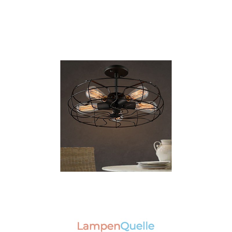 Die amerikanische Country Industrial Designer Lampe personalisierte Lampe europäischen Retro Fan Deckenleuchten