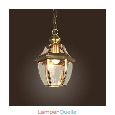 Traditionelle klassische Laterne im Mini-Stil, galvanisierte Pendelleuchte Traditionelle klassische Laterne im Mini-Stil, galvanisierte Pendelleuchte