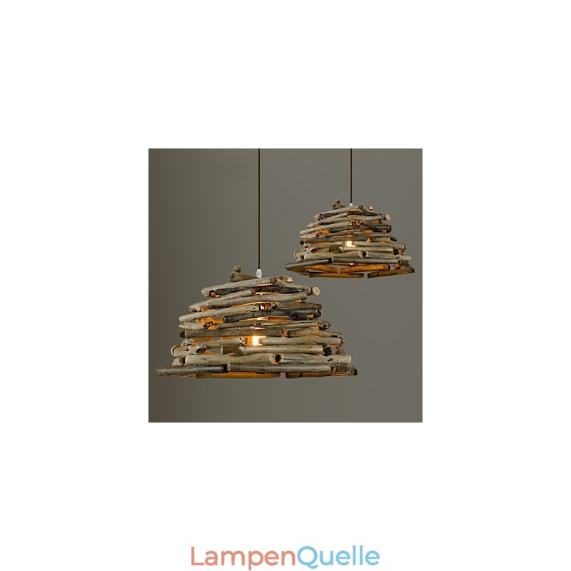 Retro Klassische Holz Decke Lichter Einfache Anhänger Lampen Cafe Anhänger Lampe