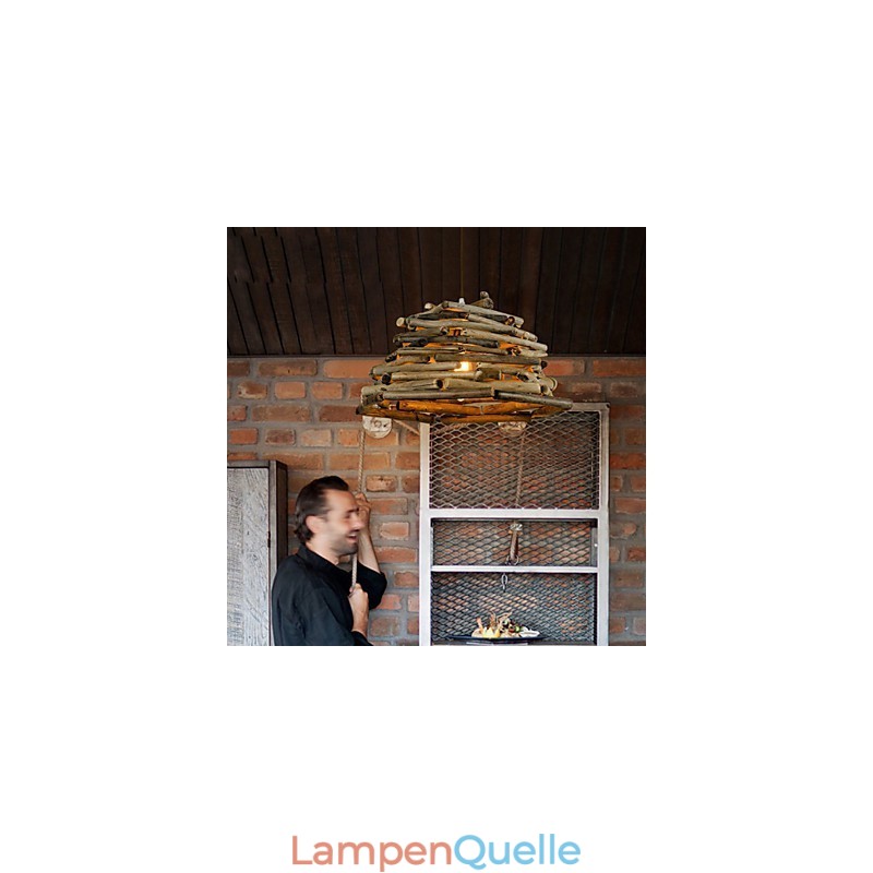 Retro Klassische Holz Decke Lichter Einfache Anhänger Lampen Cafe Anhänger Lampe