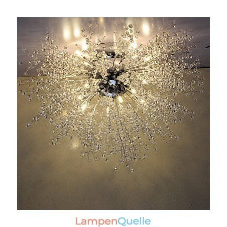 G4 Mitated Kristall Lampe Pendelleuchte Edelstahl Dia 90CM G4 Mitated Kristall Lampe Pendelleuchte Edelstahl Dia 90CM