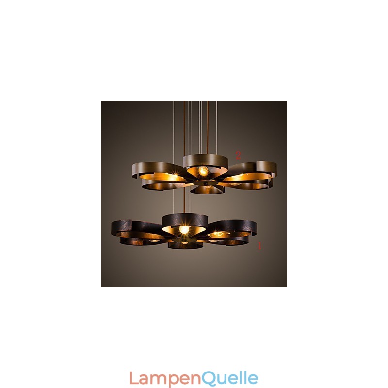 Retro Klassische Metall Decke Lichter Einfache Anhänger Lampen Cafe Anhänger Lampe