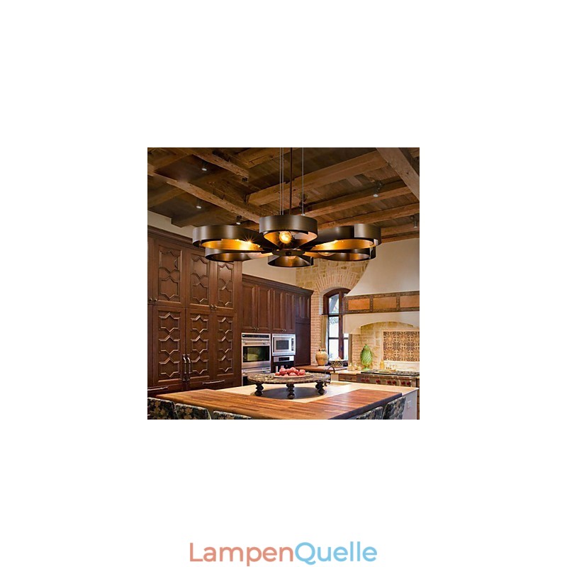Retro Klassische Metall Decke Lichter Einfache Anhänger Lampen Cafe Anhänger Lampe