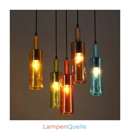 Diffuse Lichtfarbe Wiederherstellung der alten Weisen Flasche Droplight Pendelleuchte Diffuse Lichtfarbe Wiederherstellung der alten Weisen Flasche Droplight Pendelleuchte