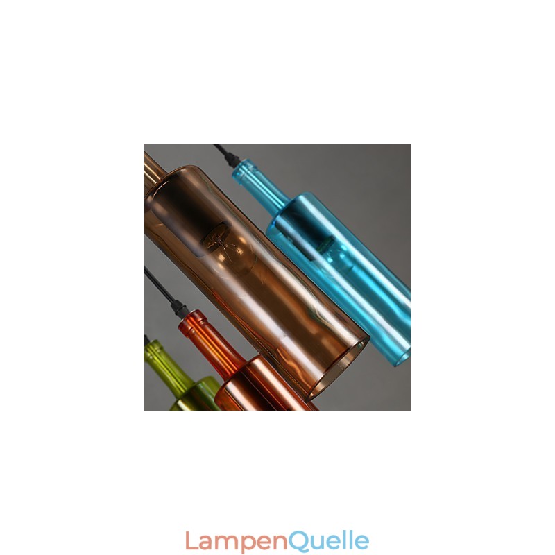Diffuse Lichtfarbe Wiederherstellung der alten Weisen Flasche Droplight Pendelleuchte