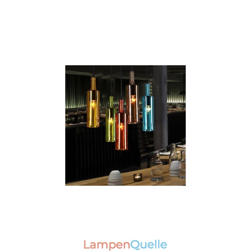 Diffuse Lichtfarbe Wiederherstellung der alten Weisen Flasche Droplight Pendelleuchte