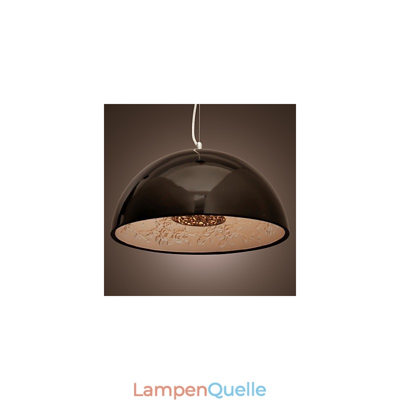 Moderne zeitgenössische Pendelleuchte im Mini-Stil mit Gemälde