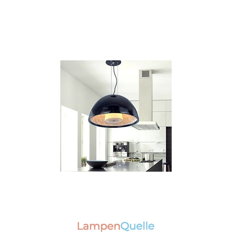 Moderne zeitgenössische Pendelleuchte im Mini-Stil mit Gemälde