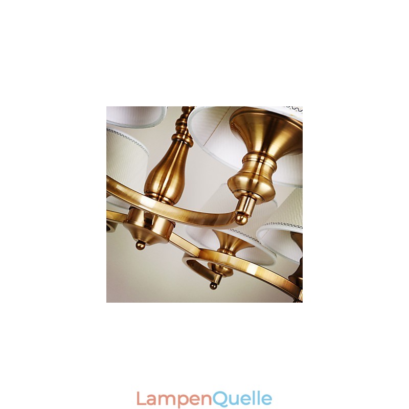 Rustikaler Kronleuchter im Vintage-Mini-Stil aus galvanisiertem Metall der Lodge