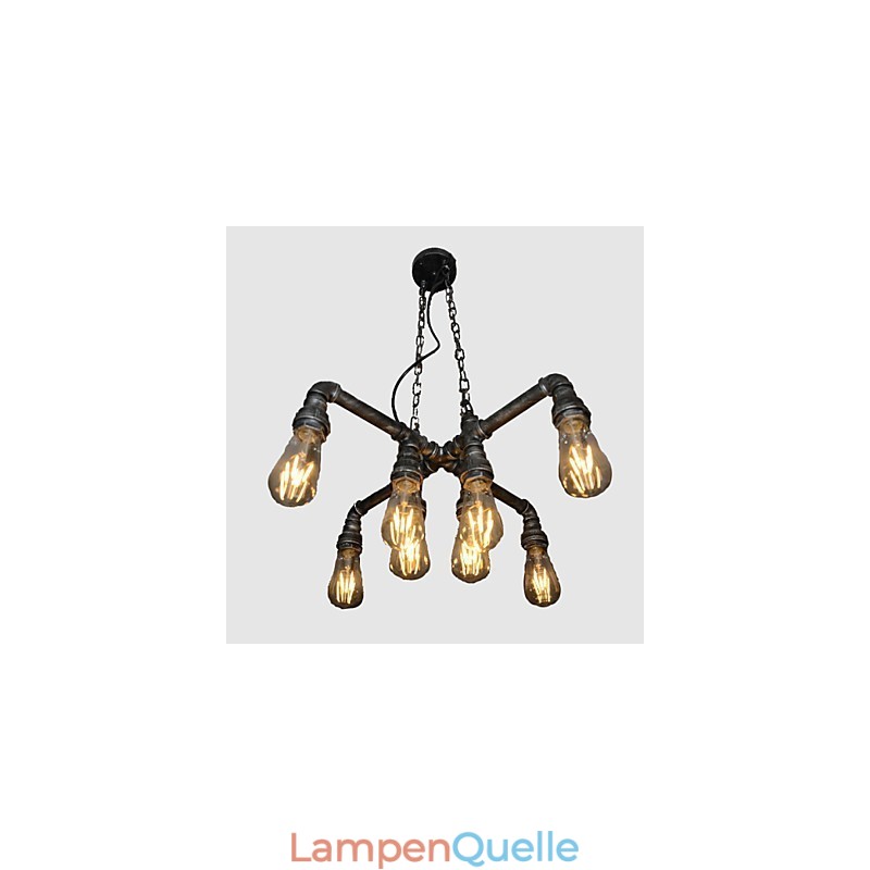 Loft-Lampe wird die Rolle des kreativen industriellen Windes gespielt, der alte Wege wiederherstellt, Conduit Droplight