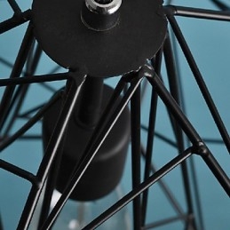 Vintage Retro Malerei Metall Pendelleuchte Garage