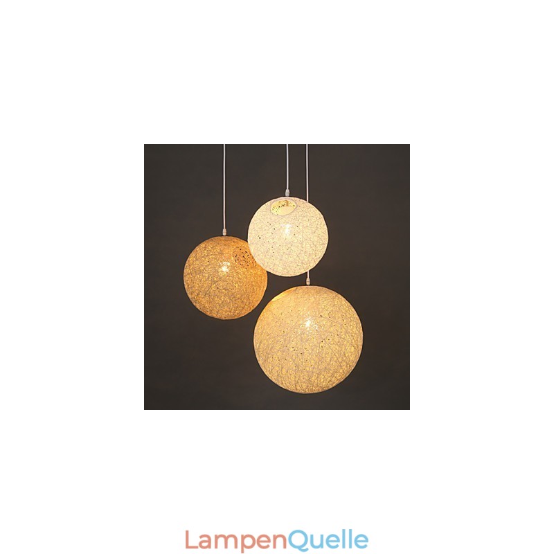 Zeitgenössische und vertraglich vereinbarte sphärische Cany Art Lampe Hanf Ball Pendelleuchte