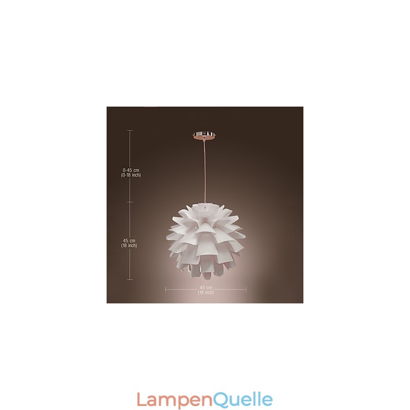 Moderne zeitgenössische Globus Retro Malerei Pendelleuchte