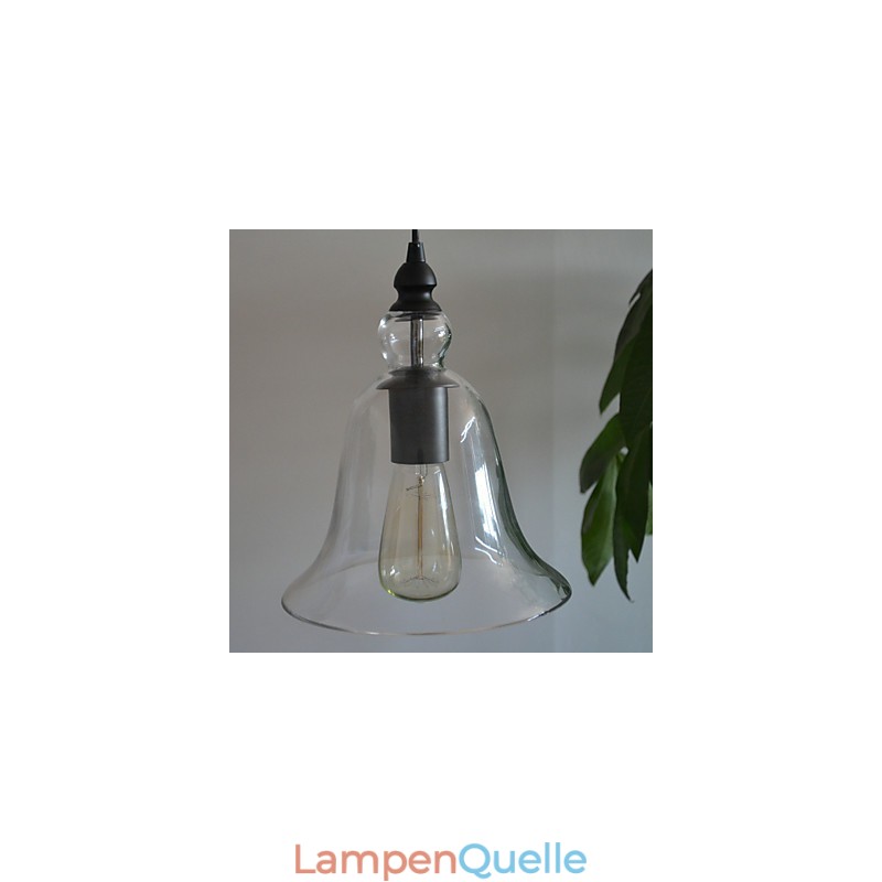 Traditionelle, klassische Pendelleuchte im Vintage-Schalen-Mini-Stil