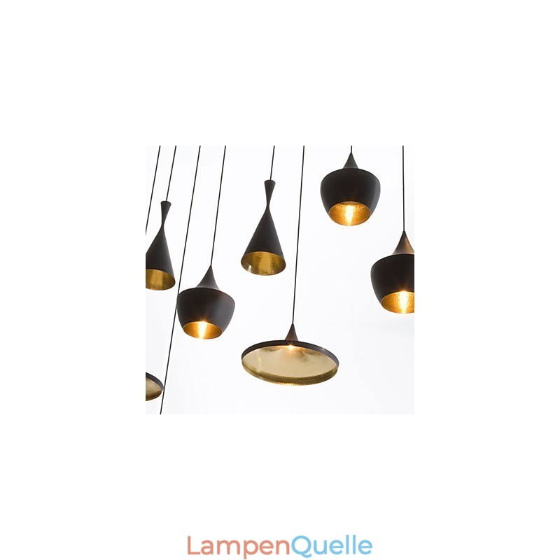 Pendelleuchte aus bemaltem Metall im Mini-Stil