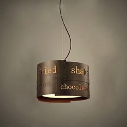 LOFT Moderne Mode Nordic Art Kreative Stoff Pendelleuchte Café Lampe Pendelleuchte Durchmesser 35cm