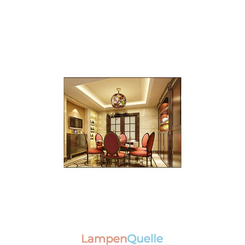 Veranda Lampe LichterBalkon Lampe Exotische Kleine Kupfer Kronleuchter
