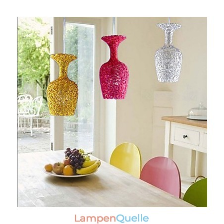 Kronleuchter aus gewebtem Aluminium mit drei Kopflampen, Apfel Kronleuchter aus gewebtem Aluminium mit drei Kopflampen, Apfel