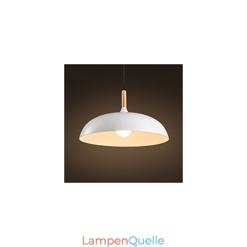 Retro Pendelleuchte Malerei Holz + Metall Cafe Pendelleuchten