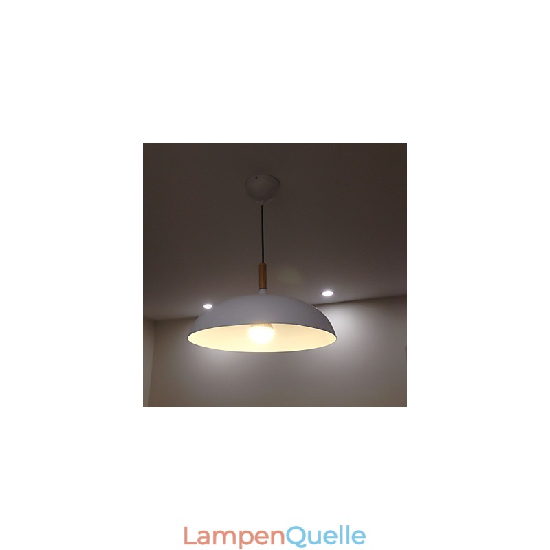 Retro Pendelleuchte Malerei Holz + Metall Cafe Pendelleuchten