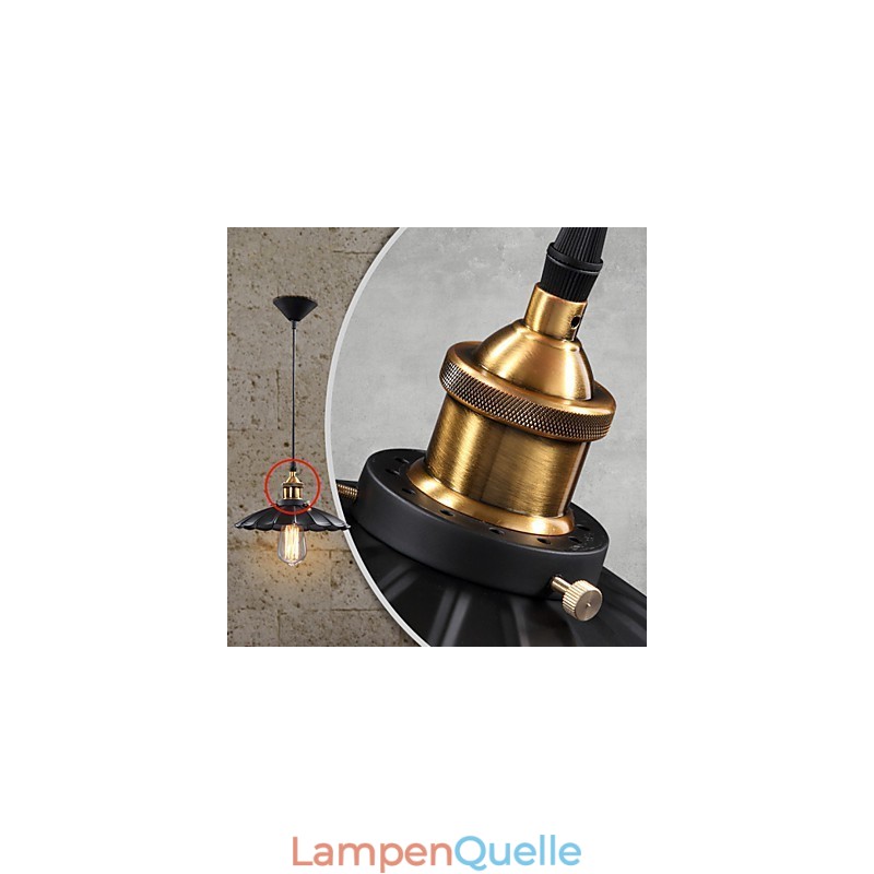 Retro-Klassiker im europäischen Stil Pendelleuchte Metall Art Droplight