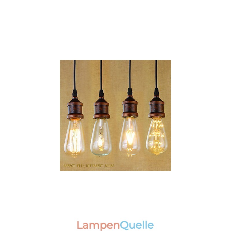 Pendelleuchten Traditionell Klassisch Vintage Retro Landhaus Garage Metall