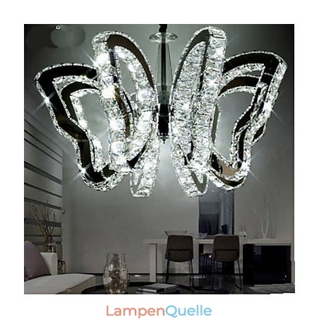 Schmetterlingslampe Moderne Luxus-Kristalllampe Schmetterlingslampe Moderne Luxus-Kristalllampe